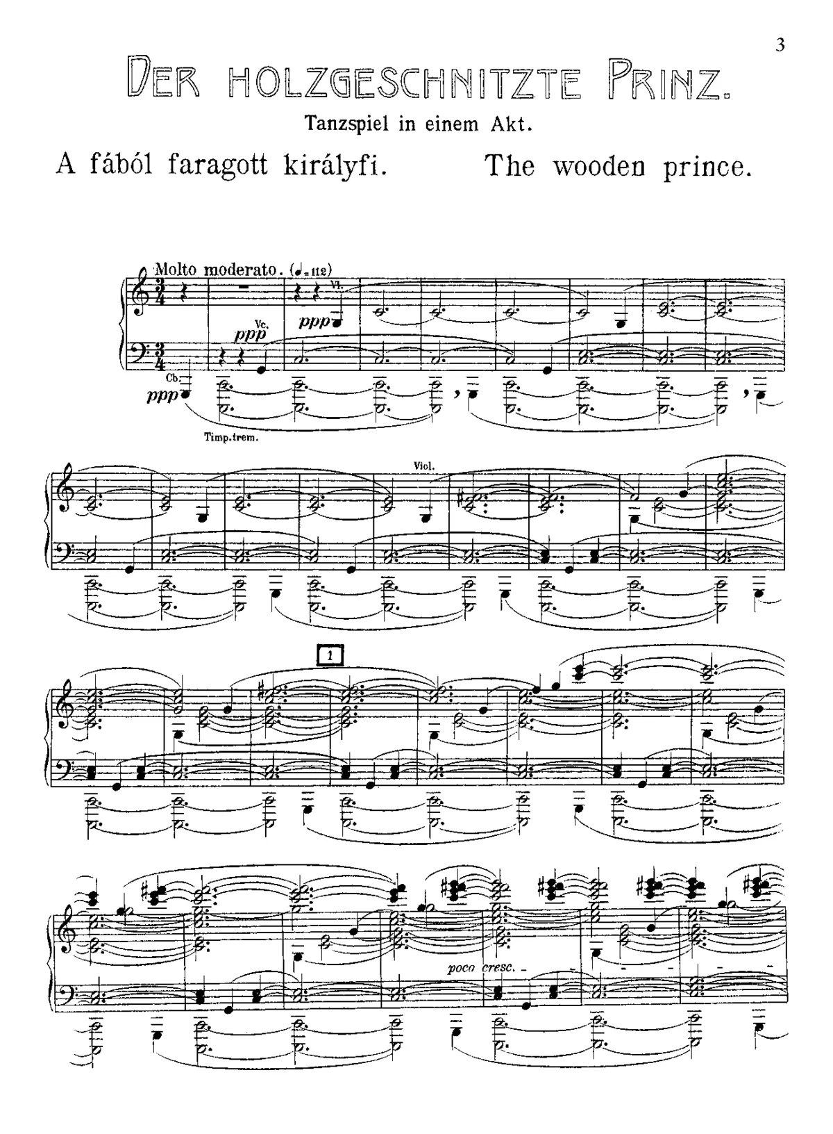 The Wooden Prince - Page 1