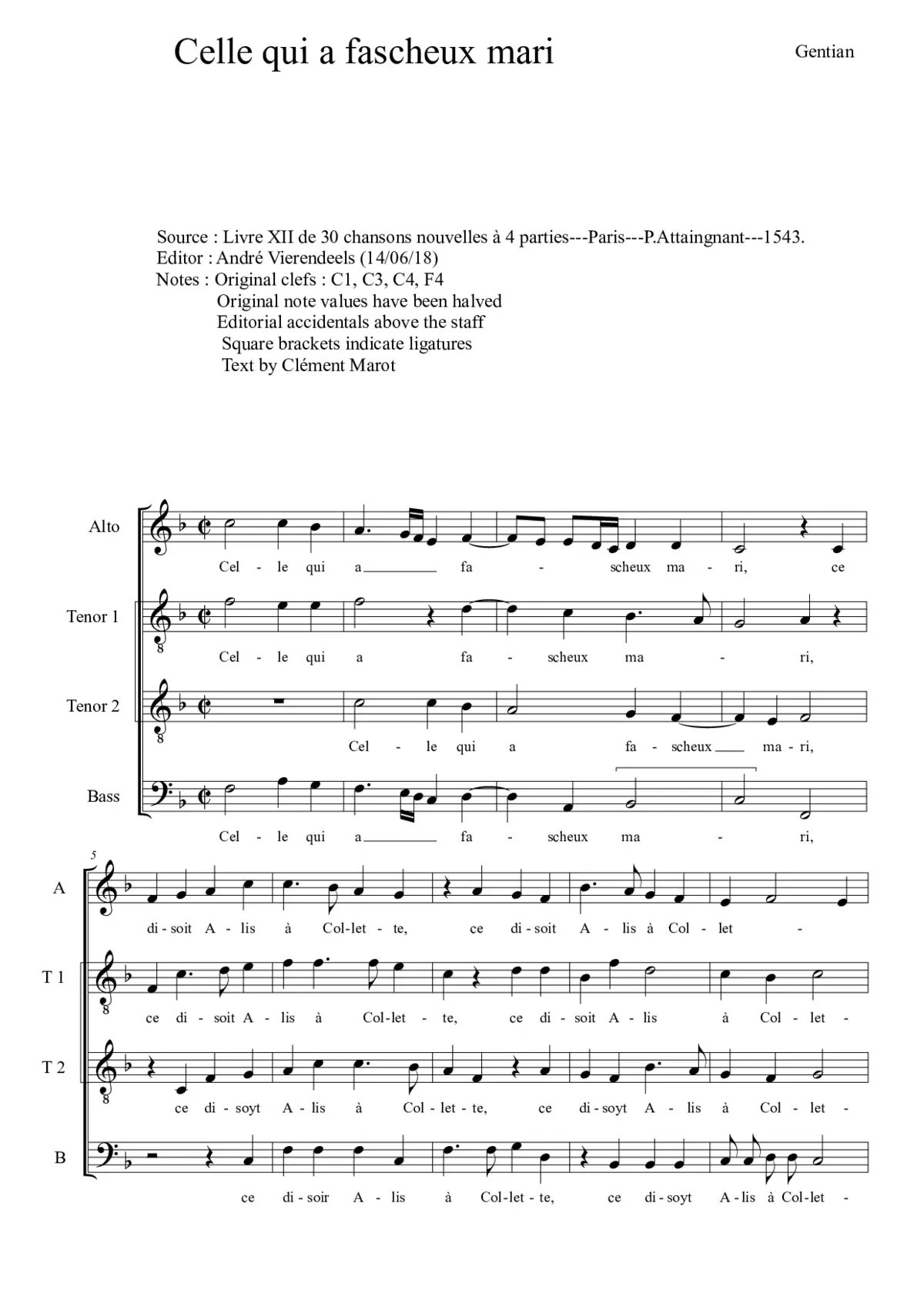 Celle qui a fascheux mari - Page 1