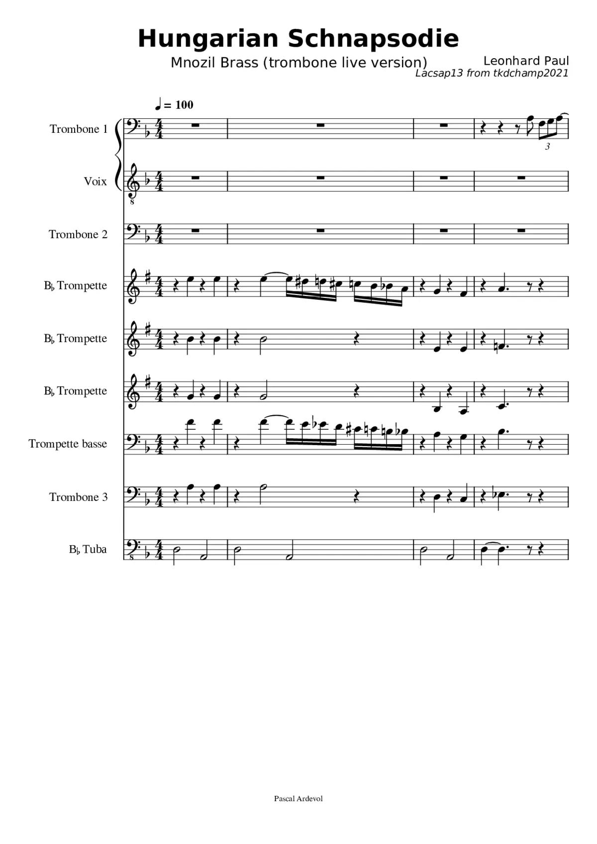 Hungarian Schnapsodie - Page 1