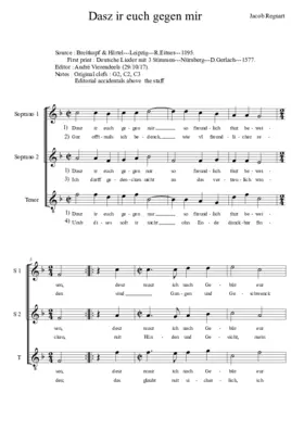 Dasz ir euch gegen mir