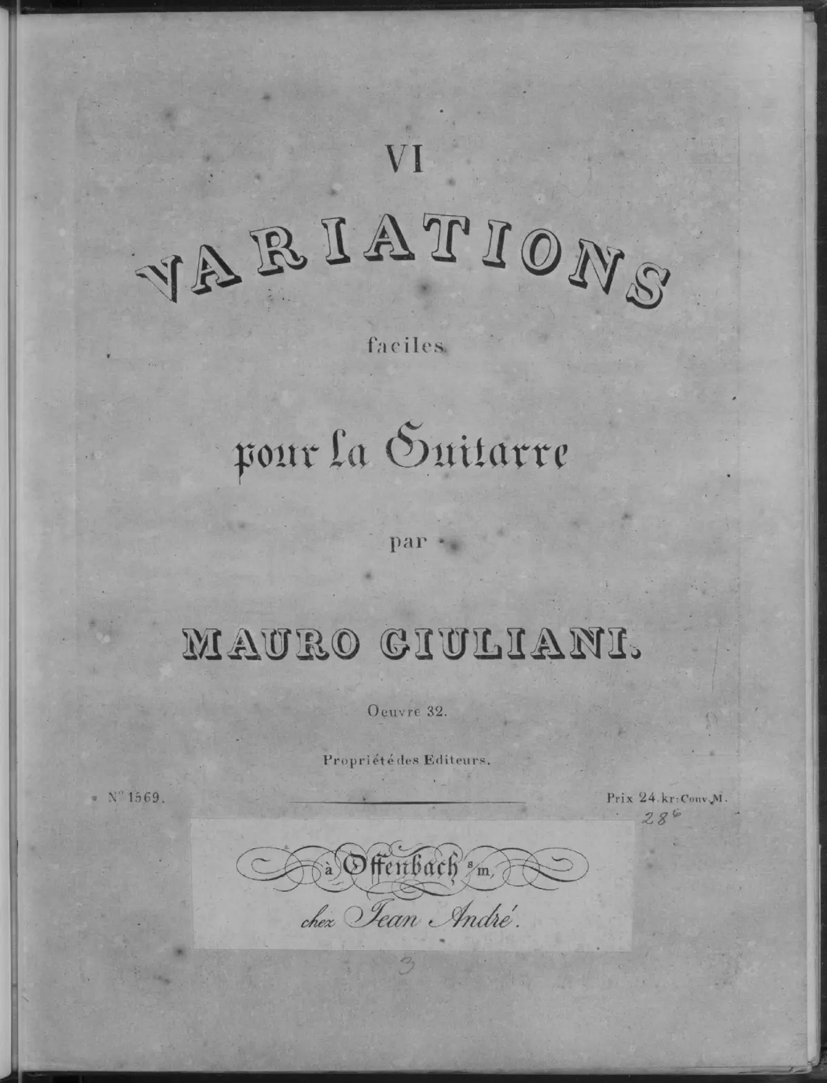 6 Variations, Op.32 - Page 1