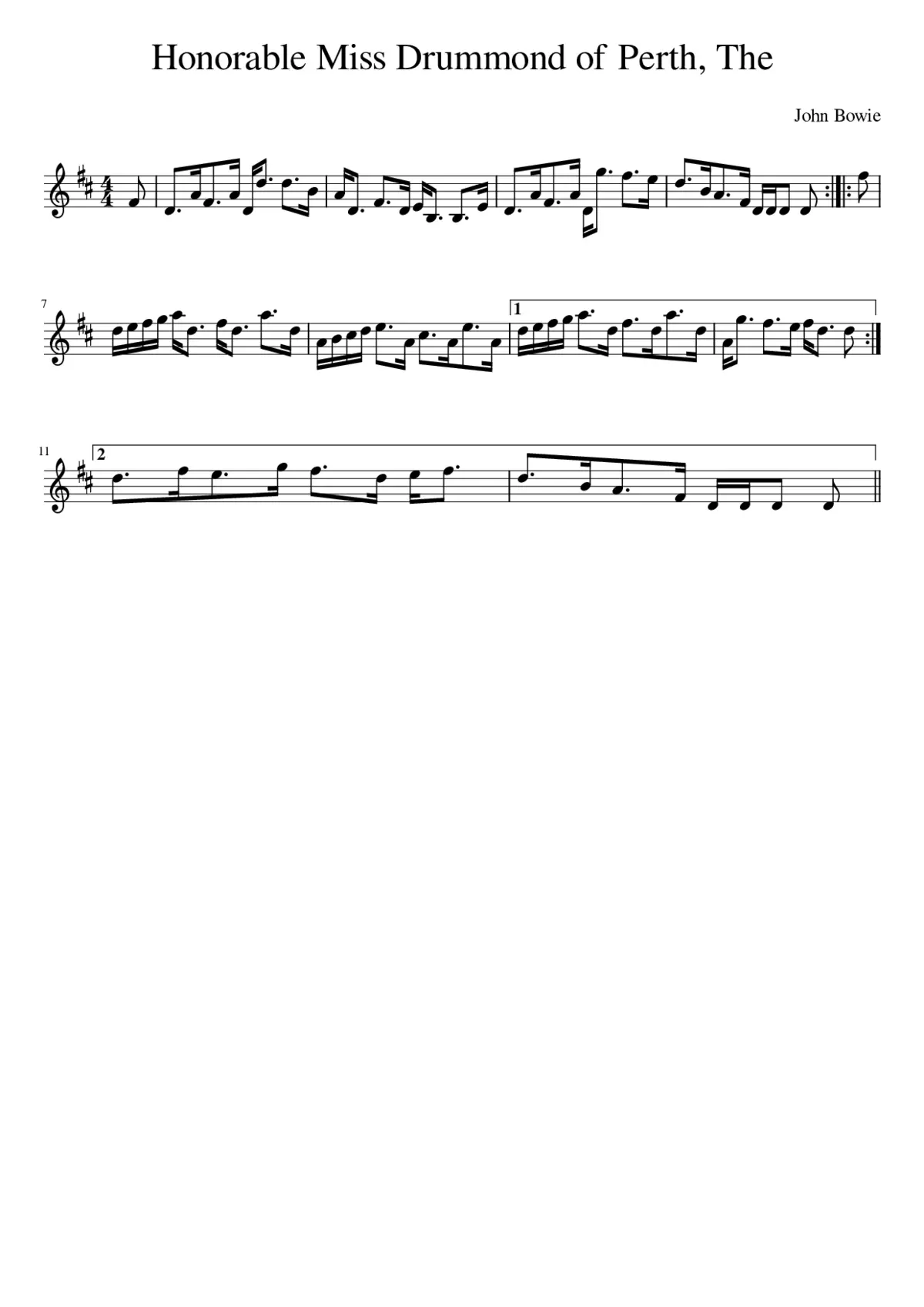 The Honorable Miss Drummond of Perth - Page 1