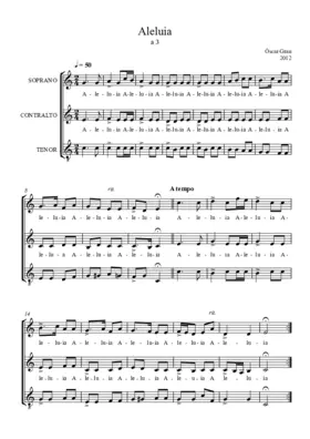 Aleluia a 3