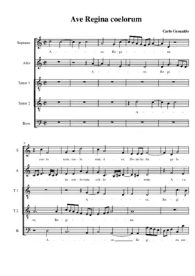 Ave Regina coelorum