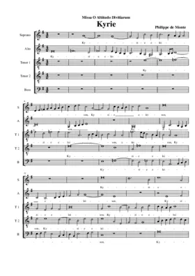 Missa O Altitudo Divitiarum