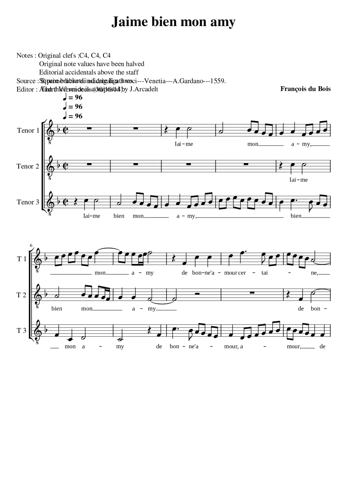 J'aime bien mon ami - Page 1