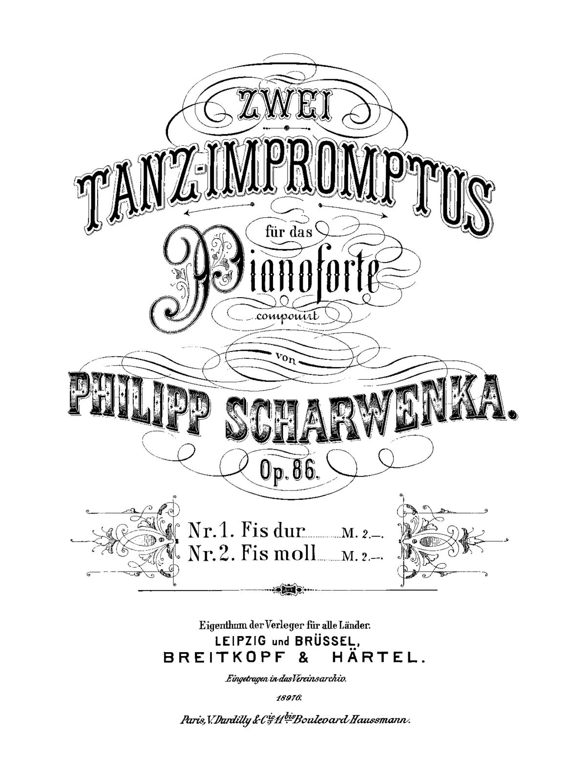 2 Tanz-Impromptus - Page 1