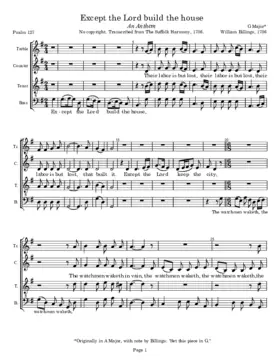 Except the Lord build the house