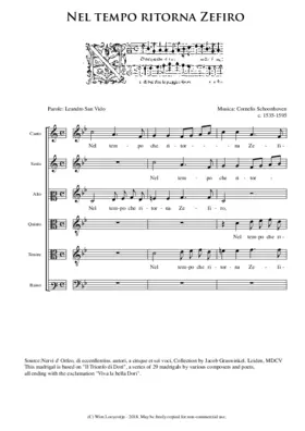 Nel tempo che ritorna Zefiro