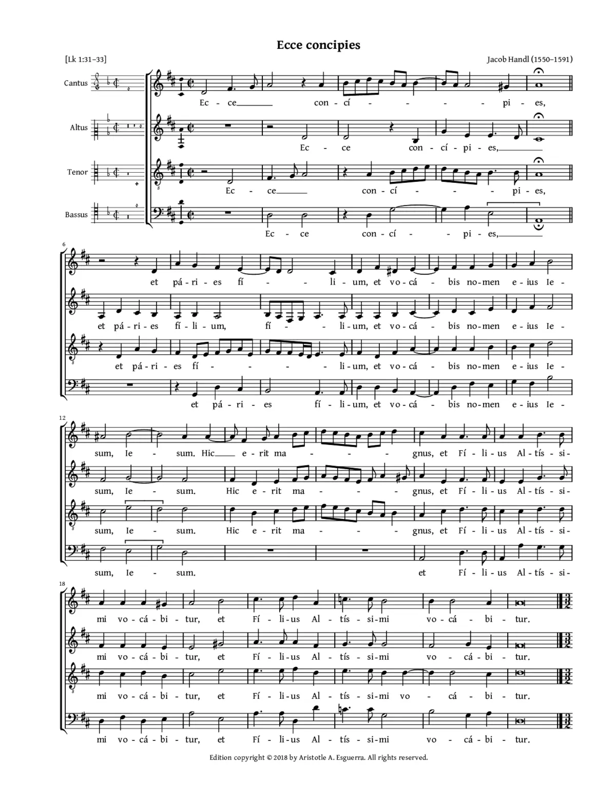 Ecce concipies - Page 1