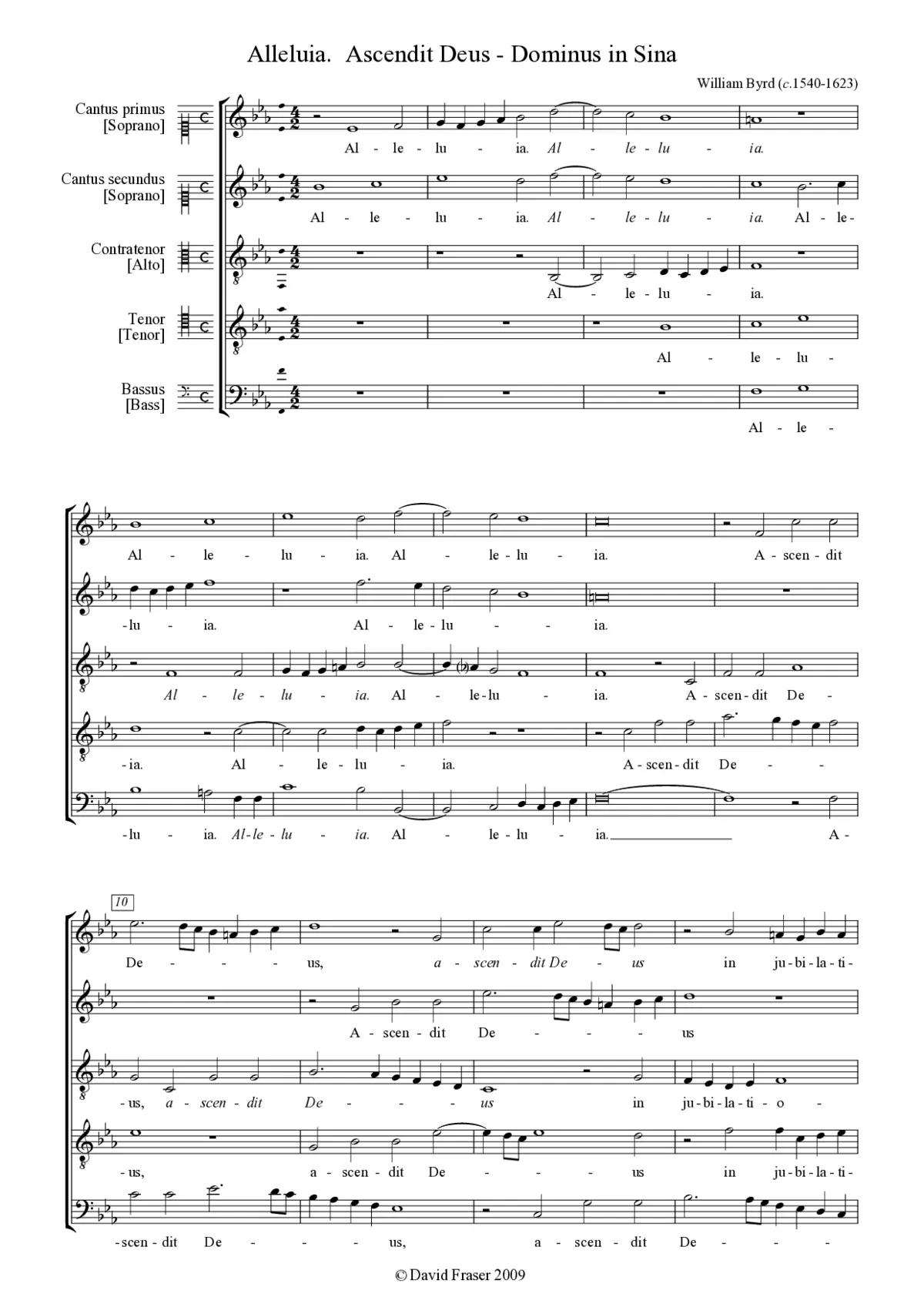 Alleluia - Ascendit Deus - Page 1