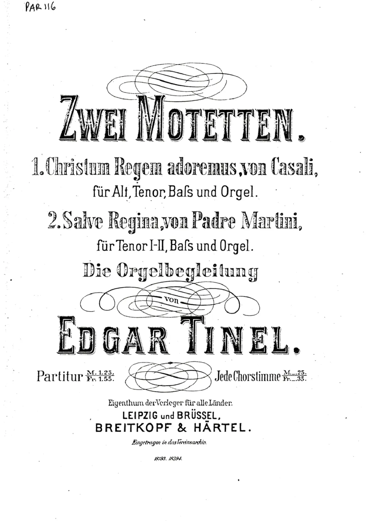 Zwei Motetten - Page 1