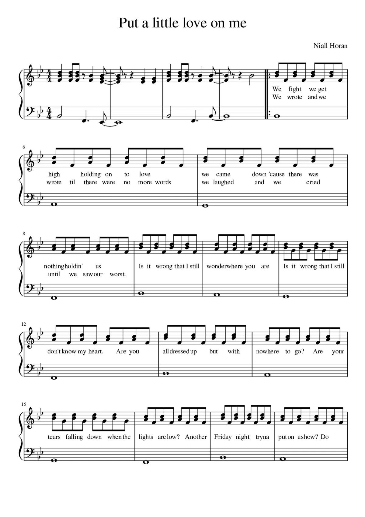 Put a little love on me - Page 1