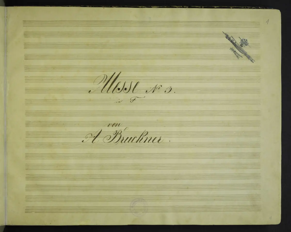 Mass No.3 in F minor - Page 1