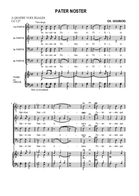 Pater noster, CG 127