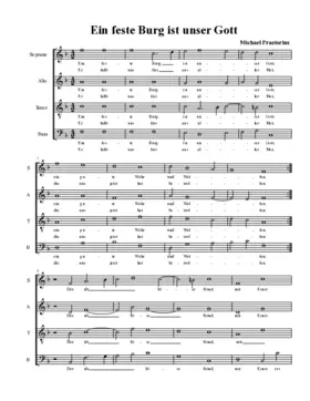 Ein feste Burg (4vv-2,XCIX)