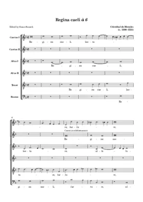 Regina coeli laetare a 6