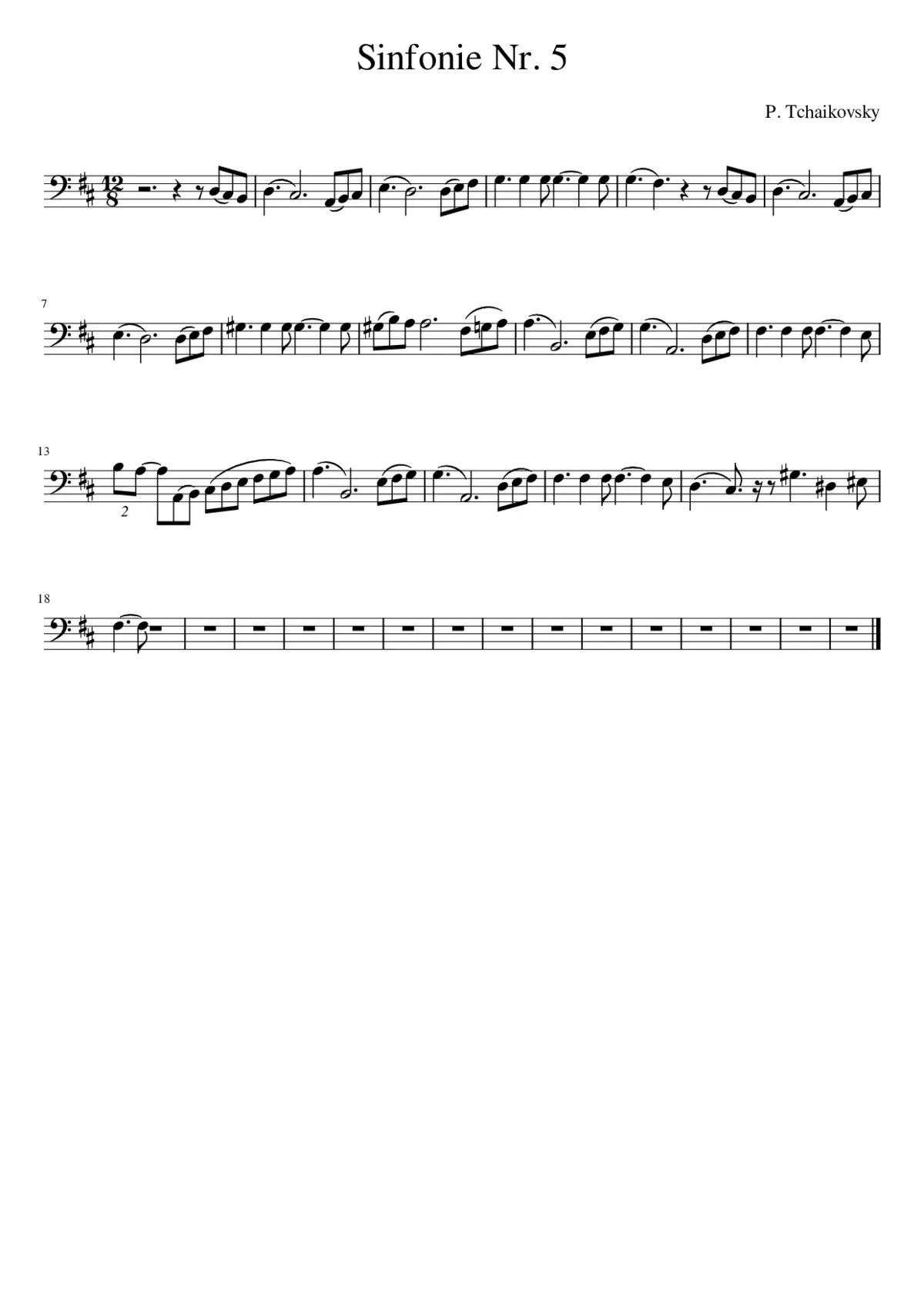 Symphony No.5 Op.64 - Page 1