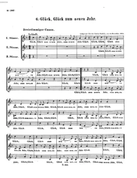 Glück zum neuen Jahr