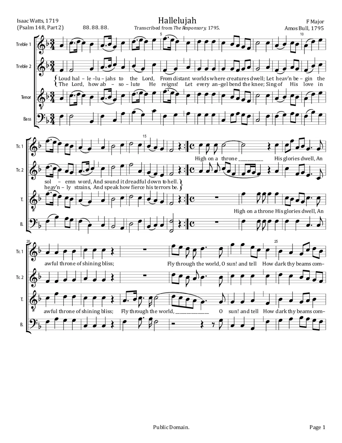 Hallelujah - Page 1