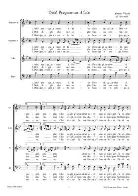 Deh! Prega amor il fato