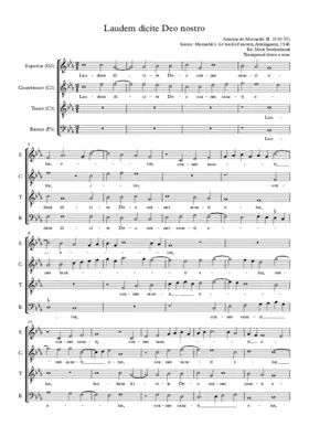 Laudem dicite Deo nostro