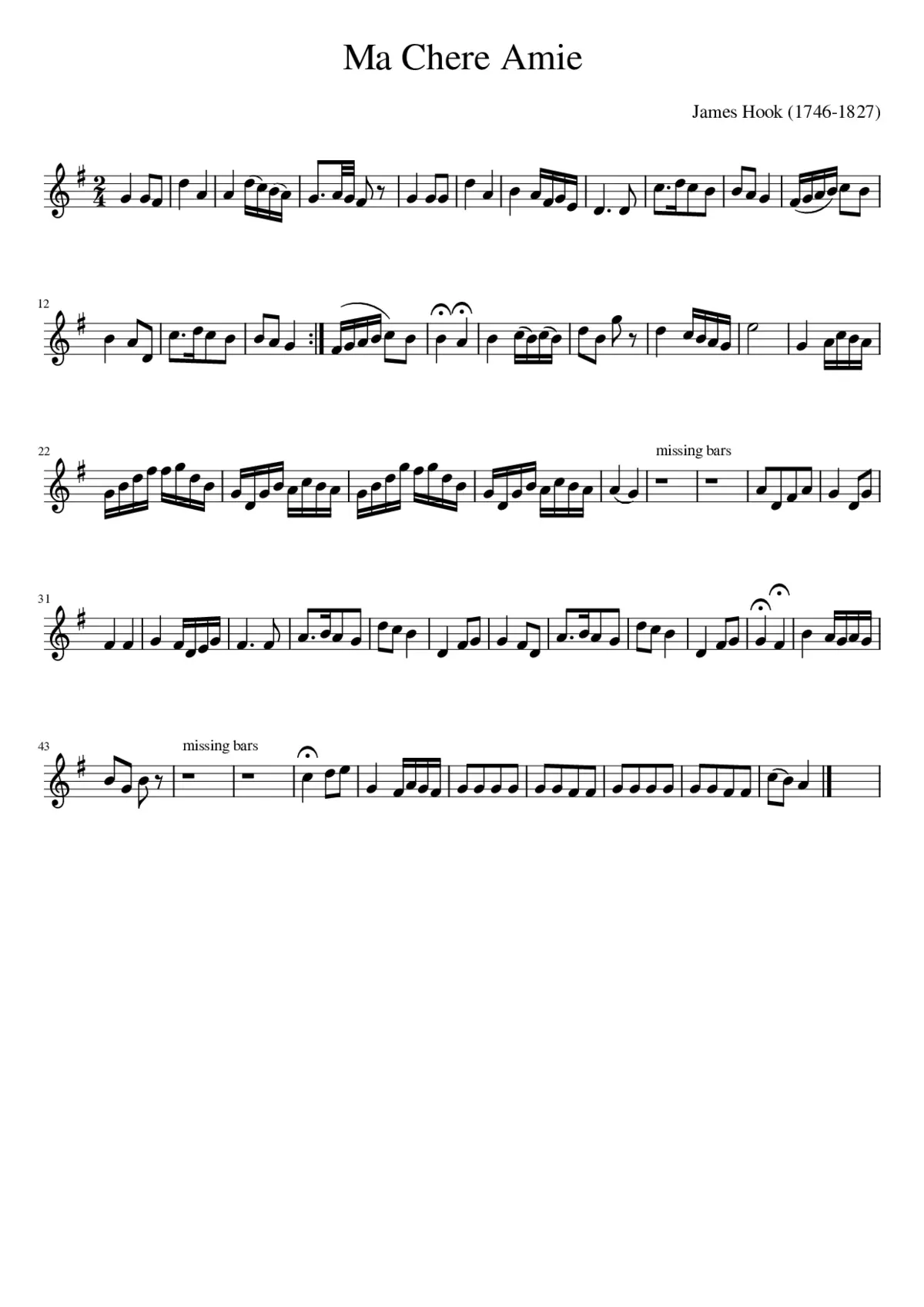 Ma Chere Amie - Page 1
