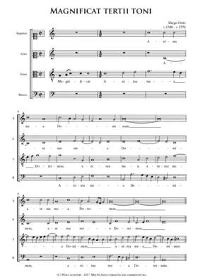 Magnificat tertii toni