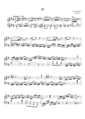 Piano Sonata No.18 in D major K.576