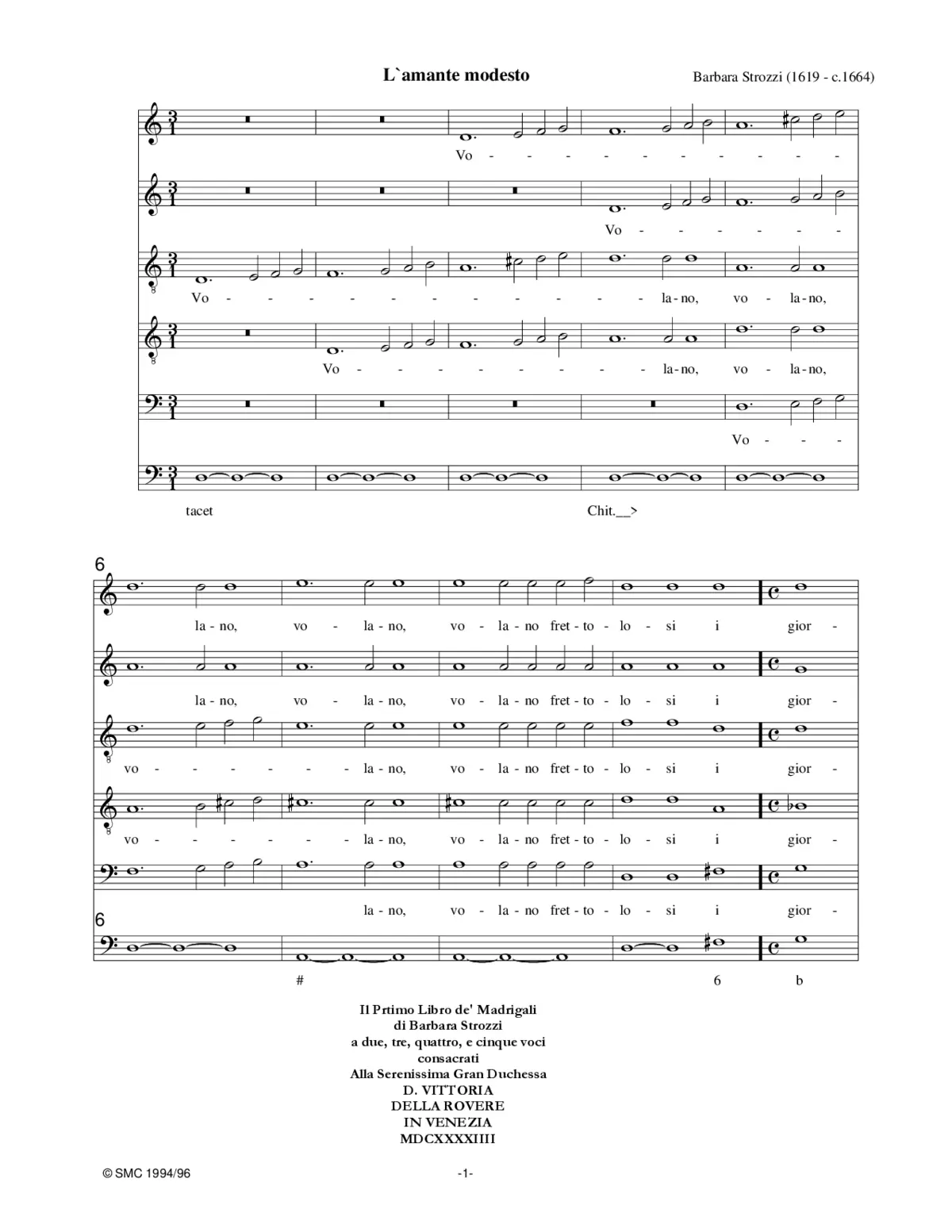 L'amante modesto - Page 1
