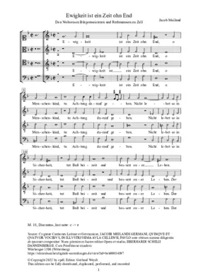 Ewigkeit ist ein Zeit ohn End