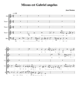 Missus est Gabriel angelus