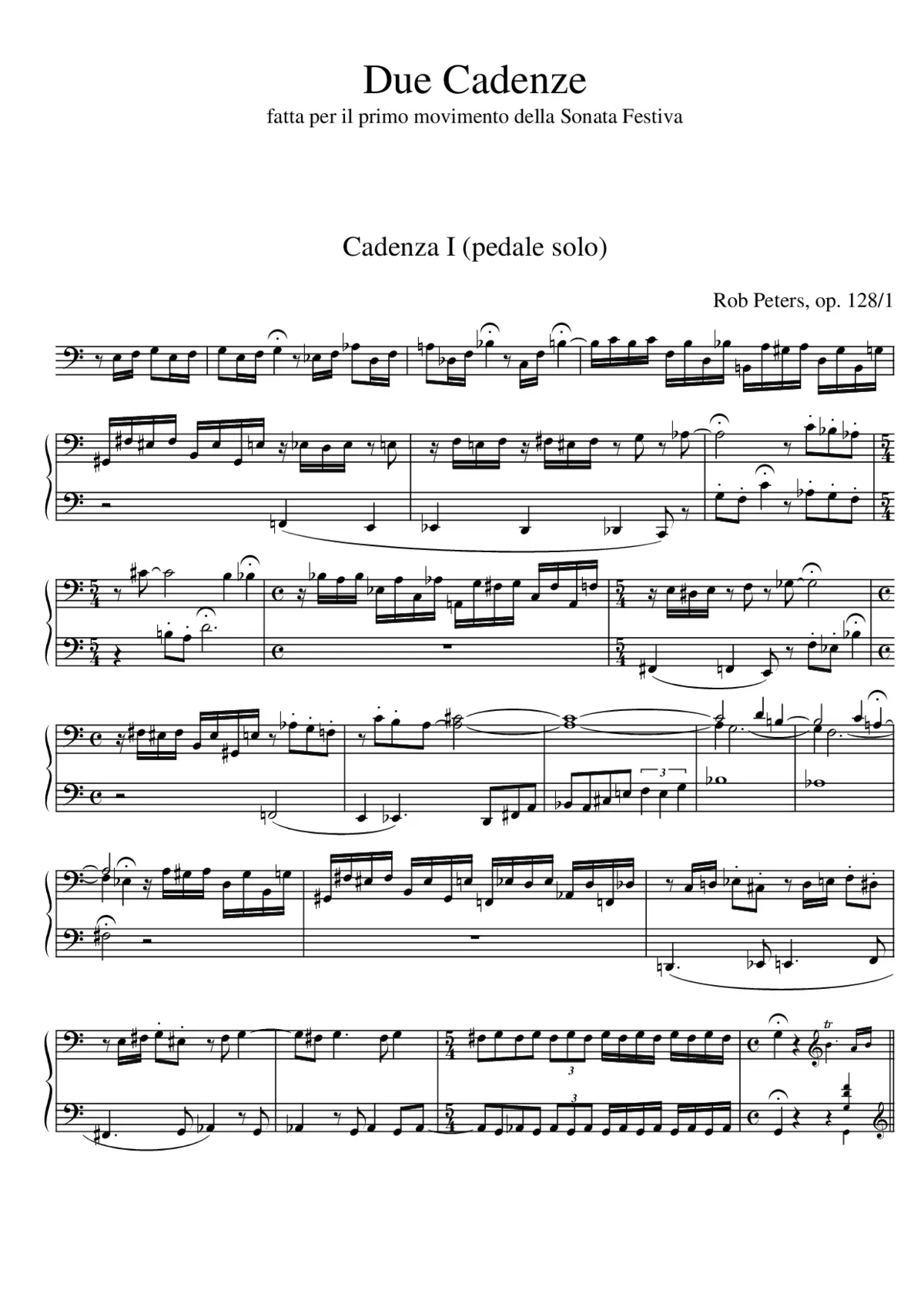 3 Keyboard Pieces, Op.128 - Page 1