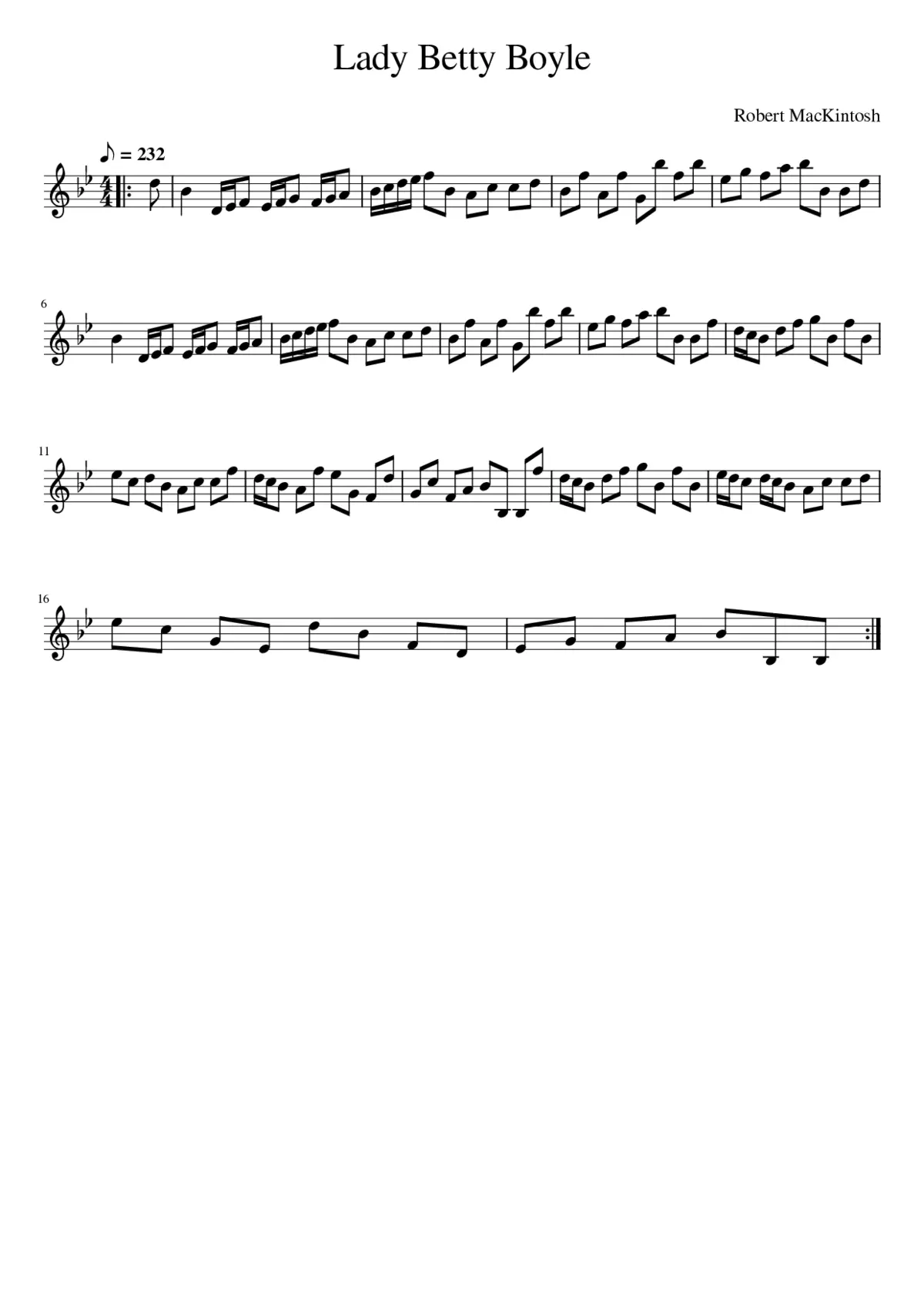 Lady Betty Boyle - Page 1