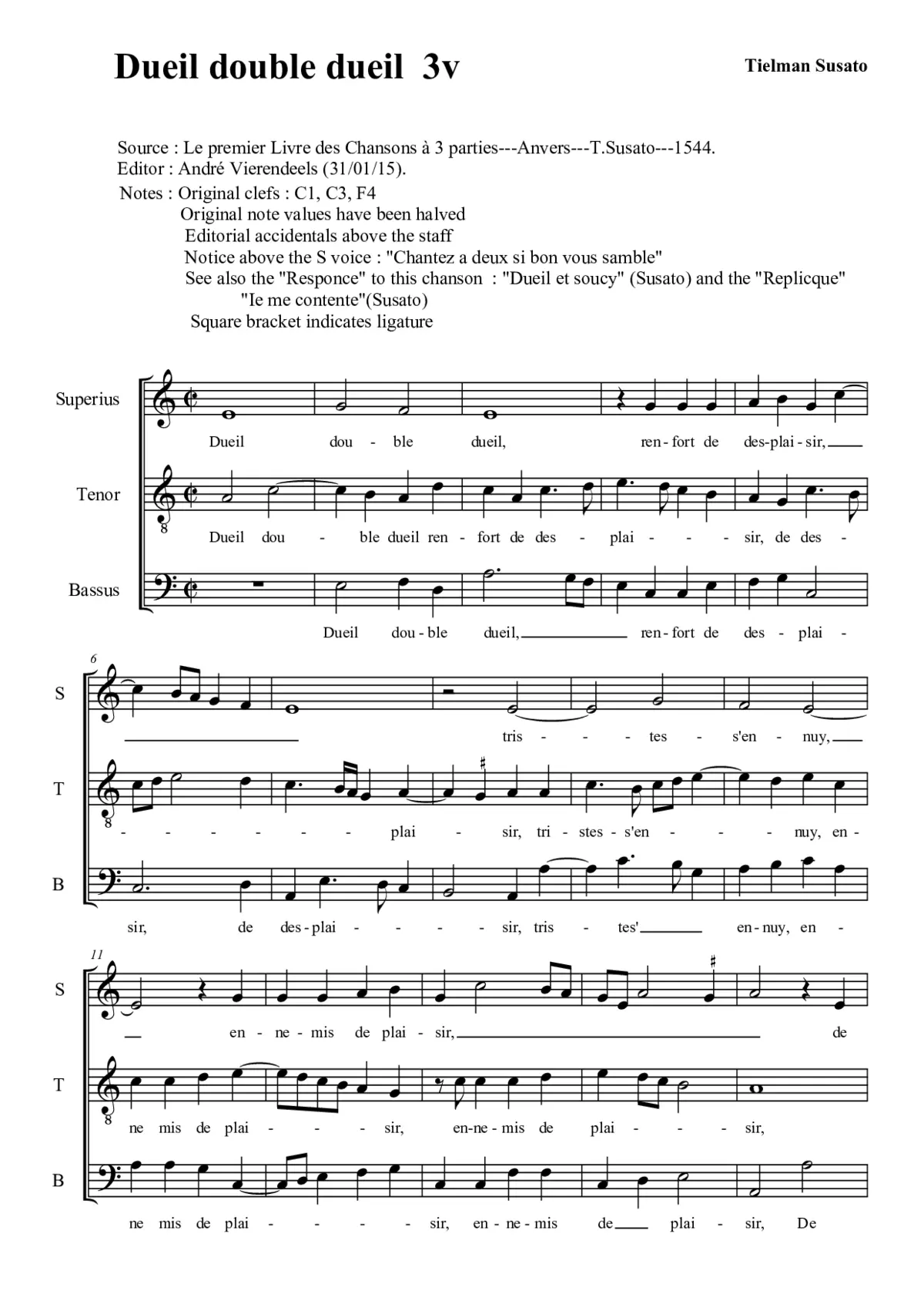 Dueil double dueil - Page 1