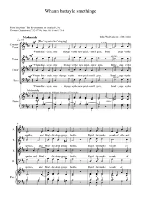 Whann Battayle smethinge