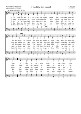 O God, the Son eternal