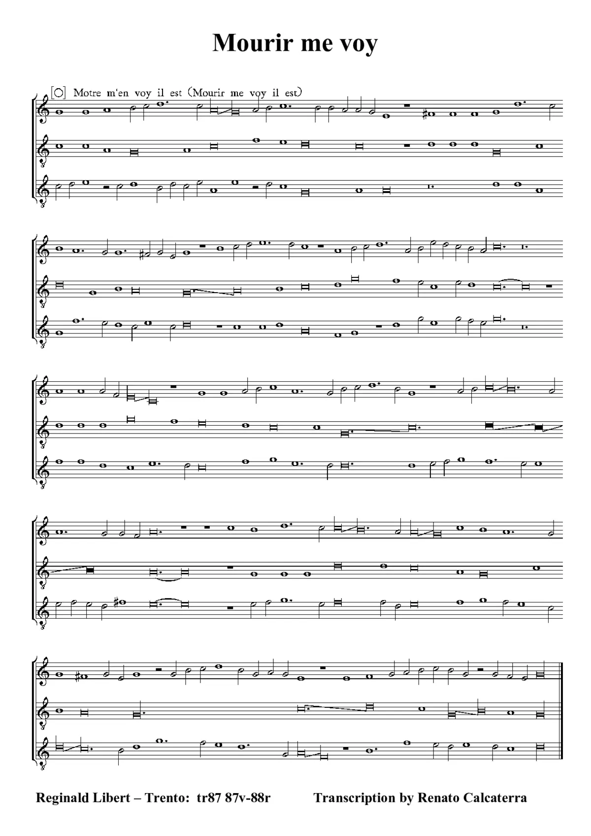Mourir me voy - Page 1
