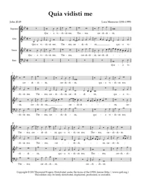 Quia vidisti me