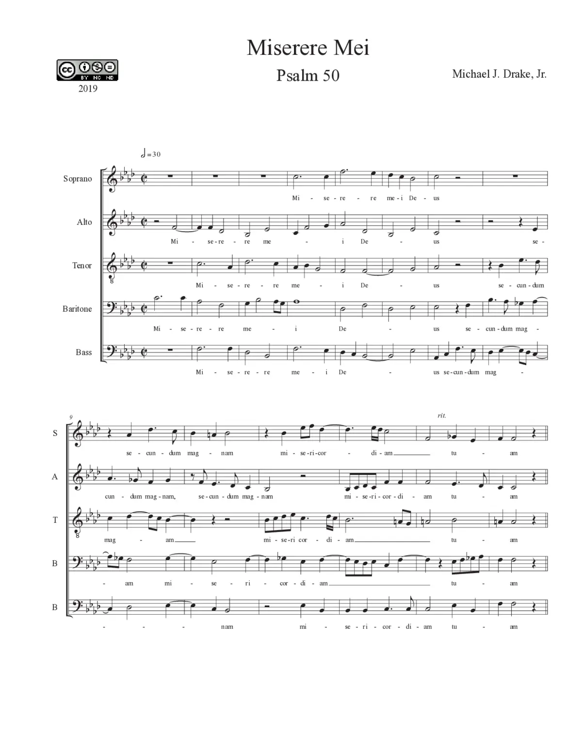 Miserere mei - Page 1