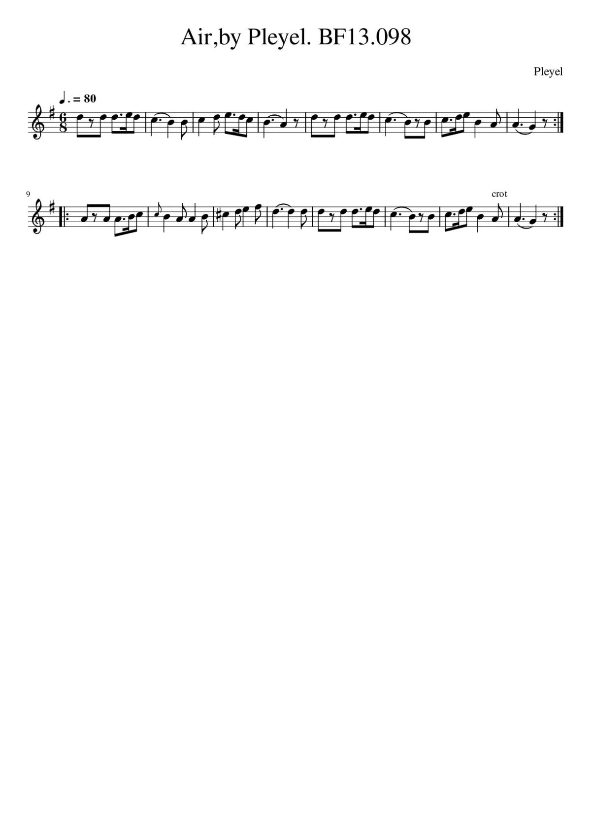 Airby Pleyel. BF13.098 - Page 1