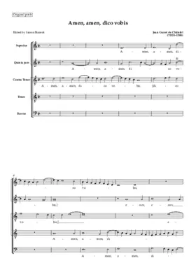 Amen amen dico vobis