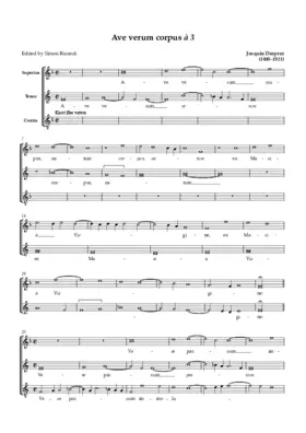 Ave verum a 3