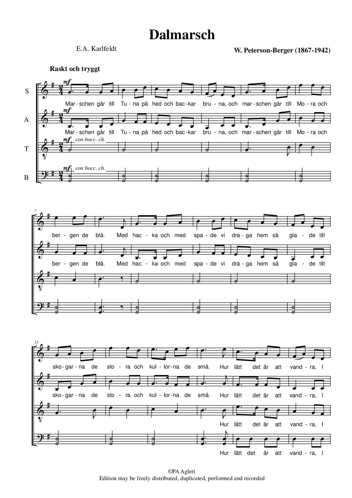 Dalmarsch - Page 1