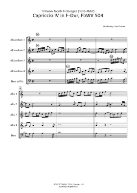 Capriccio IV in F major