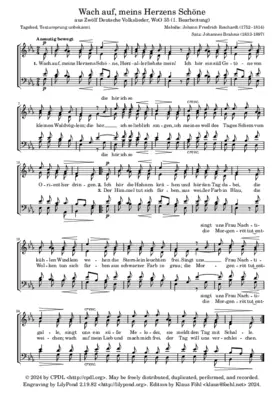 Wach auf! Deutsche Volkslieder WoO35,2