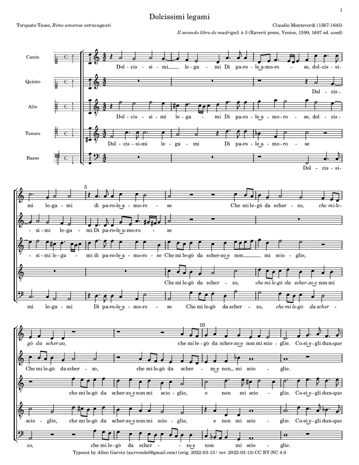 Dolcissimi legami - Page 1