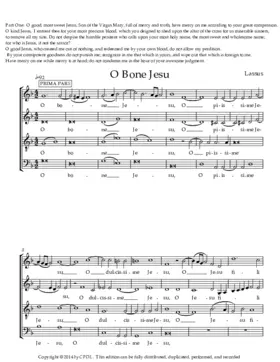 O bone Jesu
