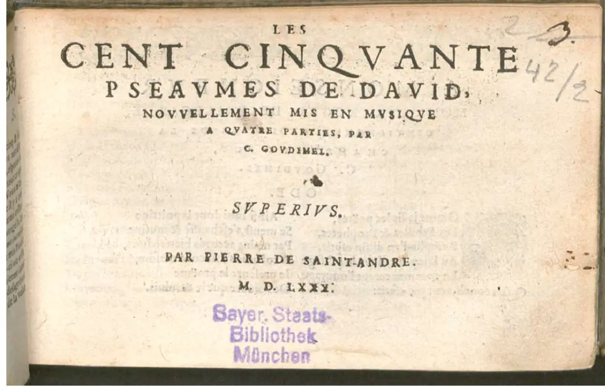 150 Pseaumes de David - Page 1