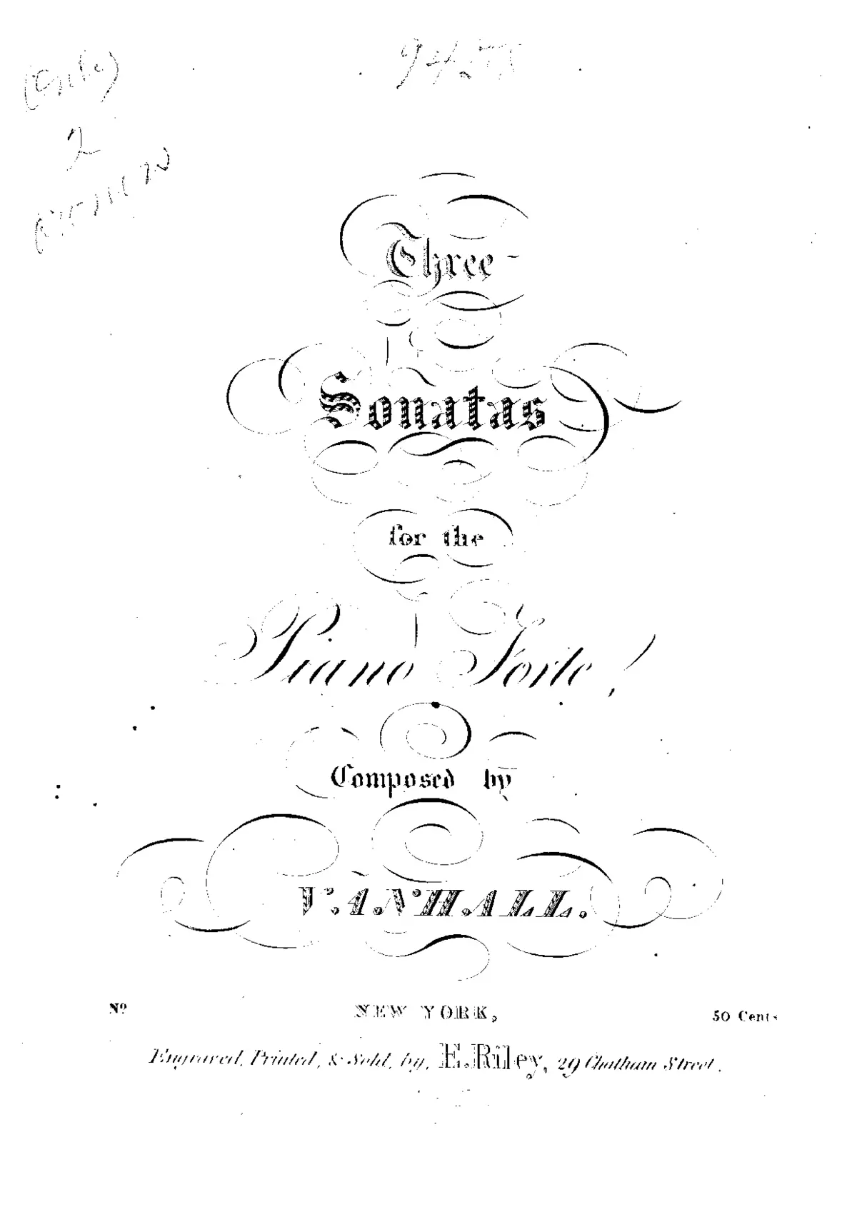 3 Piano Sonatas - Page 1